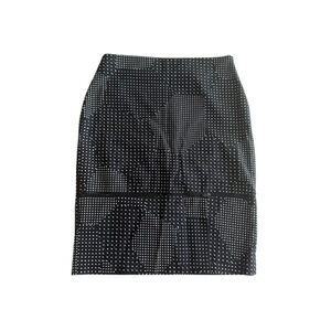 Kate Spade Saturday Skirt Pencil Stars Stretch Black & White Women’s Size 2